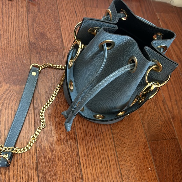 Germán Fuentes LEATHER BUCKET BAG NWT - Picture 2 of 9